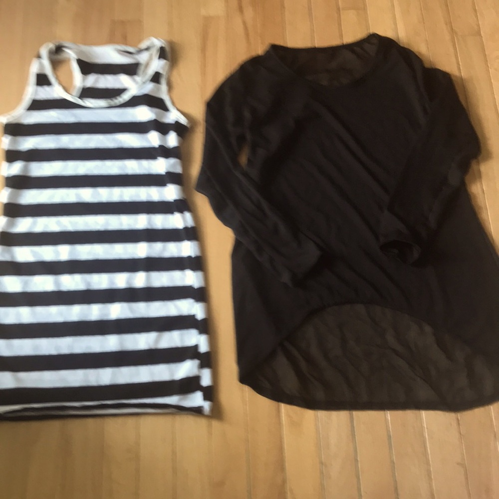 2piece see through back tank dress NWOT